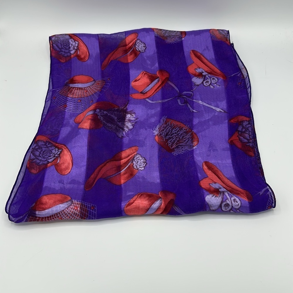 Bundle of Victoriana 4x6 Frame and Purple and Red Scarf- Red Hat Society Designs - Picture 5 of 17